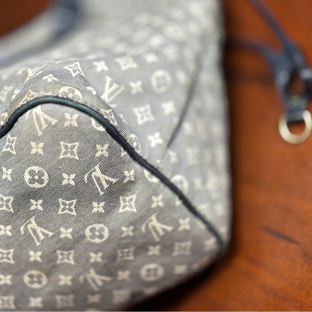 AUTHENTIC Louis Vuitton Monogram Idylle Neverfull MM Encre. - Picture 11 of 17